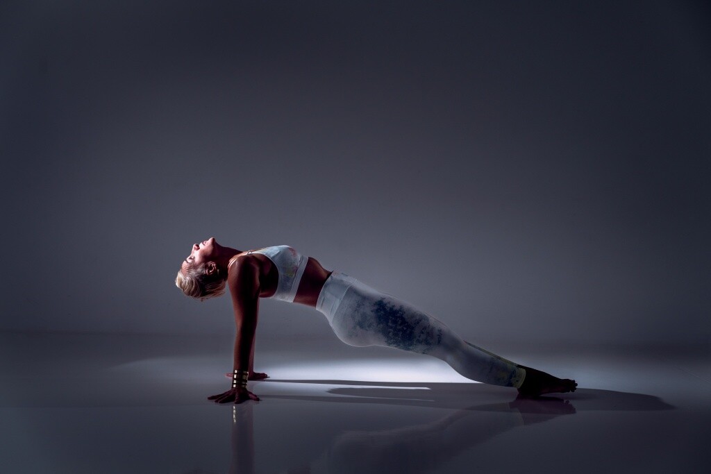 fitness yoga athlete portraits studio